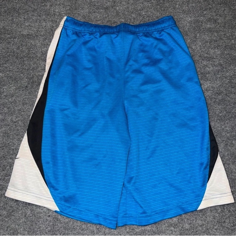 Nike Men’s Royal Blue Athletic Shorts with Black & White Panels - Picture 5 of 5